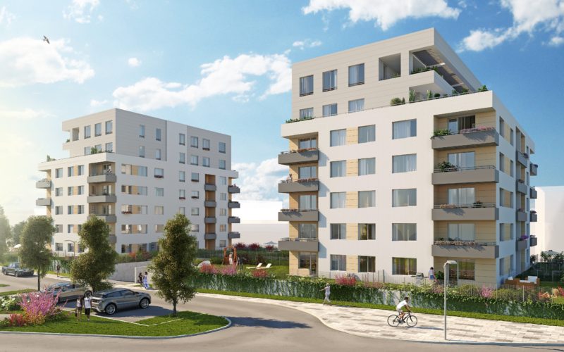 Skanska - Čtvrť Emila Kolbena, Praha 9 - Vysočany